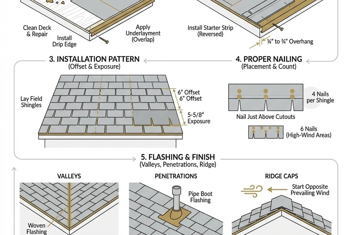How to Lay Shingles for a Durable and Stylish Roof Finish