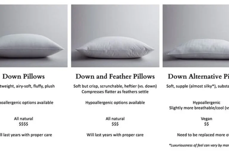 Pillow vs Down Pillow Discover Which Offers Better Comfort in the UAE