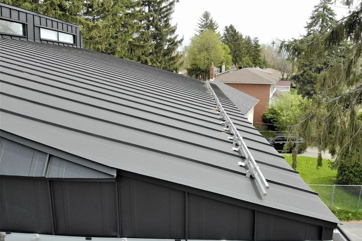 Snow Guards for Standing Seam Metal Roofs to Prevent Snow