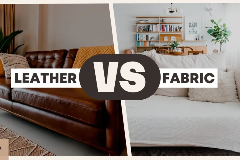 Pet-proof Sofa Fabric vs Leather Sofa - Find Your Ideal in the UAE