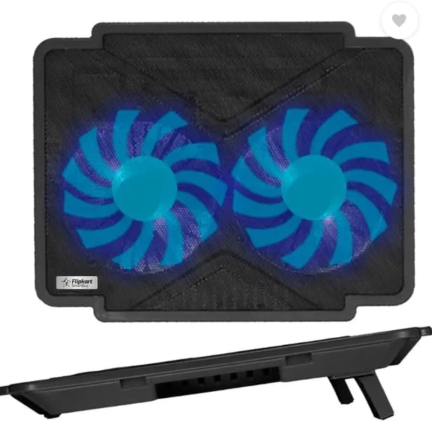 SmartBuy Ergonomic FKCPK17 Laptop Cooling Pad with 2 Fans and Adjustable Height for Optimal Performance