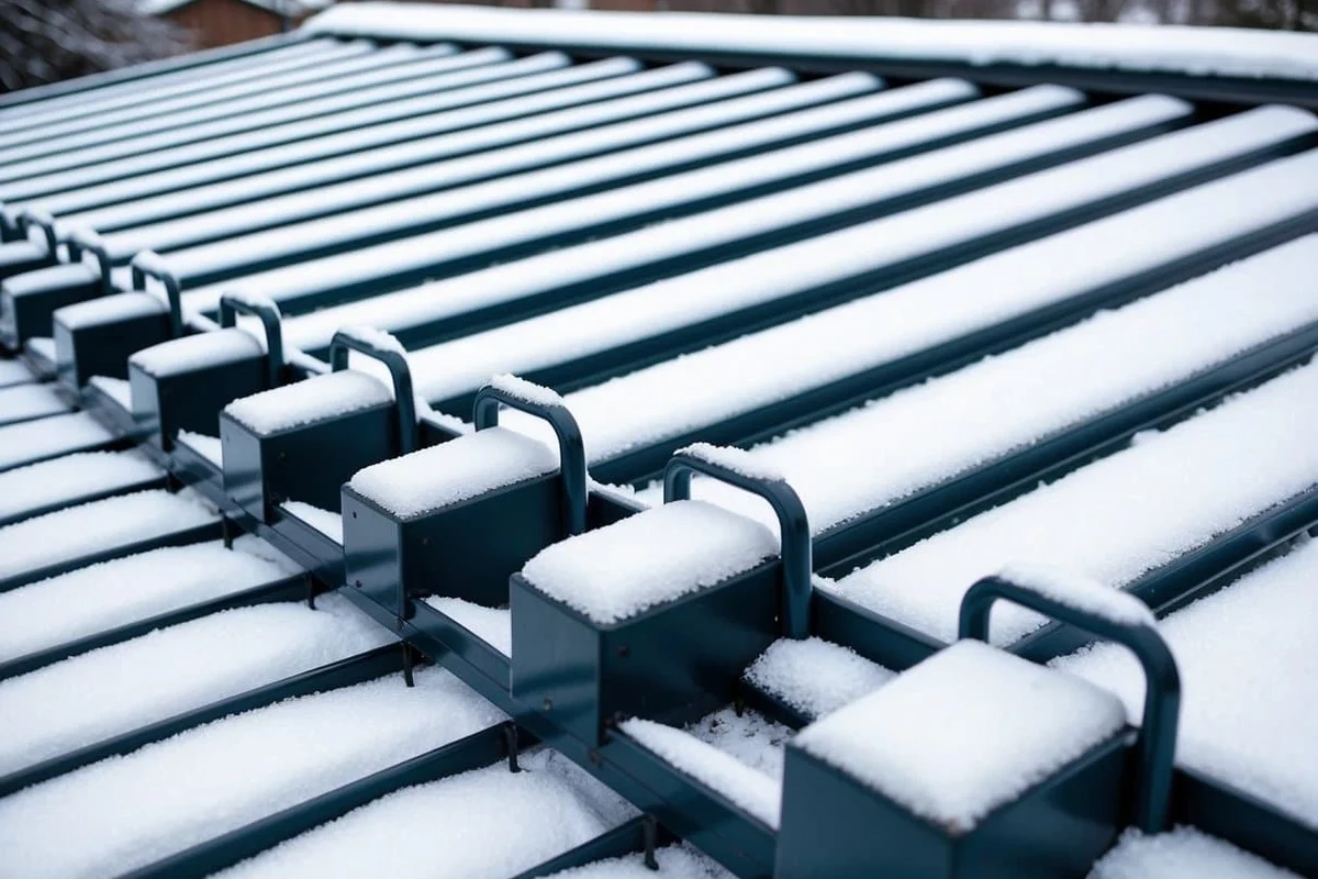 Standing Seam Metal Roof Snow Guards Enhance Safety