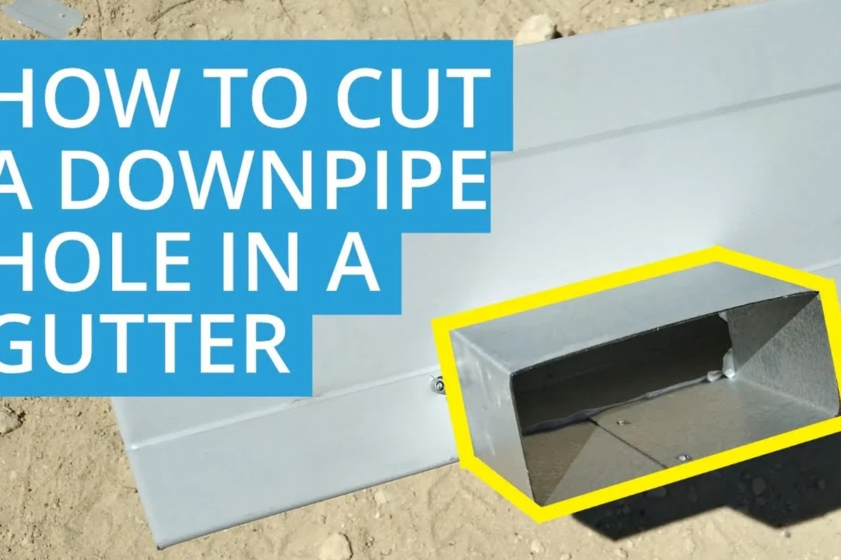 How to Cut Downspout Hole in Gutter for Efficient Water