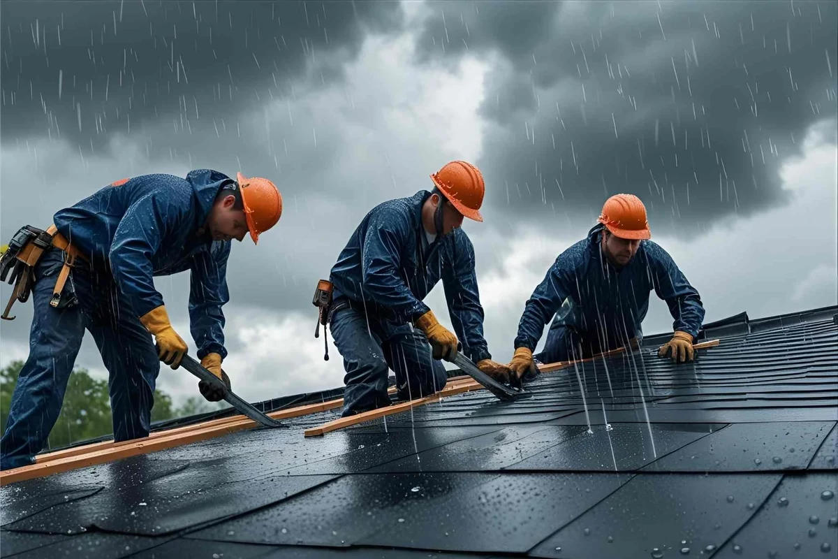 What Happens If IT Rains While Getting a New Roof Expert