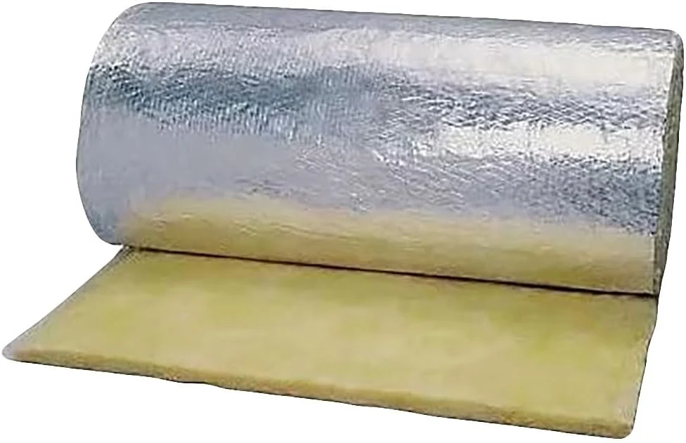 TWCUSEP Reflective Fiberglass Duct Insulation - 2.2 Thick R8-12, Ideal for Attics and Basements