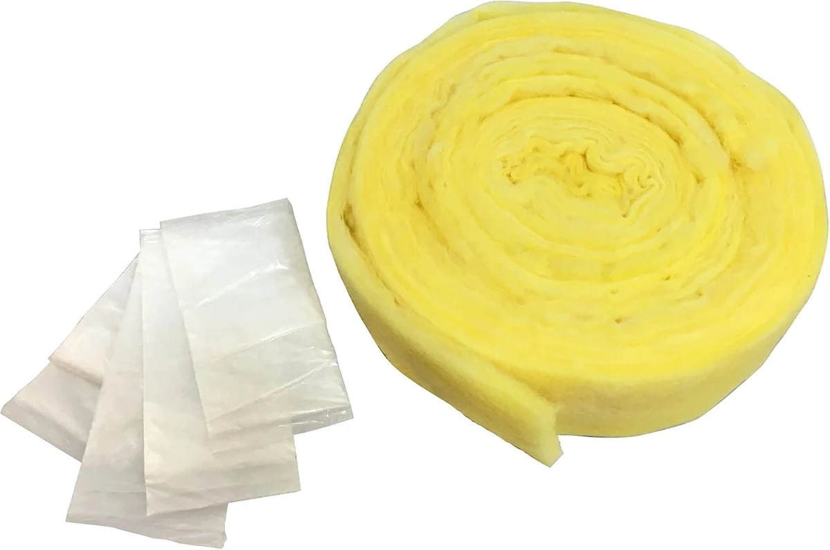 Frost King Fiberglass Pipe Wrap Kits for Superior Insulation, 3 x1/2 x50