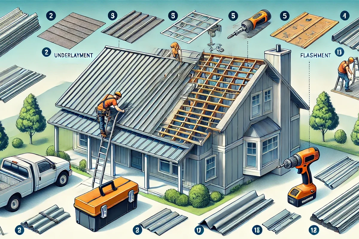 How Long Does IT Take to Install a Metal Roof