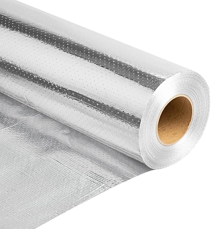 Radiant Barrier Insulation Roll - 1000 Sq Ft Perforated Attic Foil for Energy Efficiency