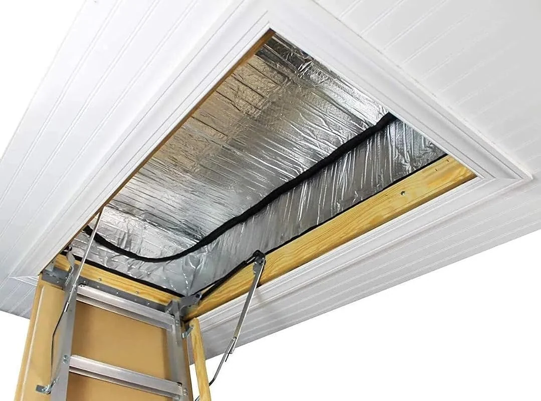 Attic Door Insulation Cover - Energy Efficient Tent for Pull Down Ladders and Stairs