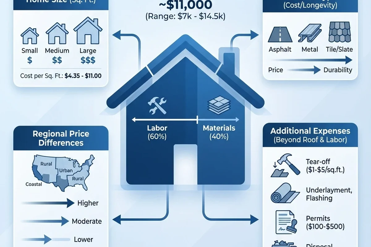 Average Cost to Replace a Roof and What You Should Know