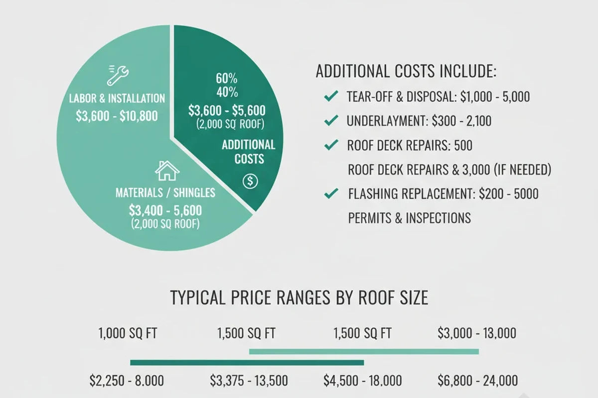 Average Cost to Reshingle a Roof and What You Need to Know