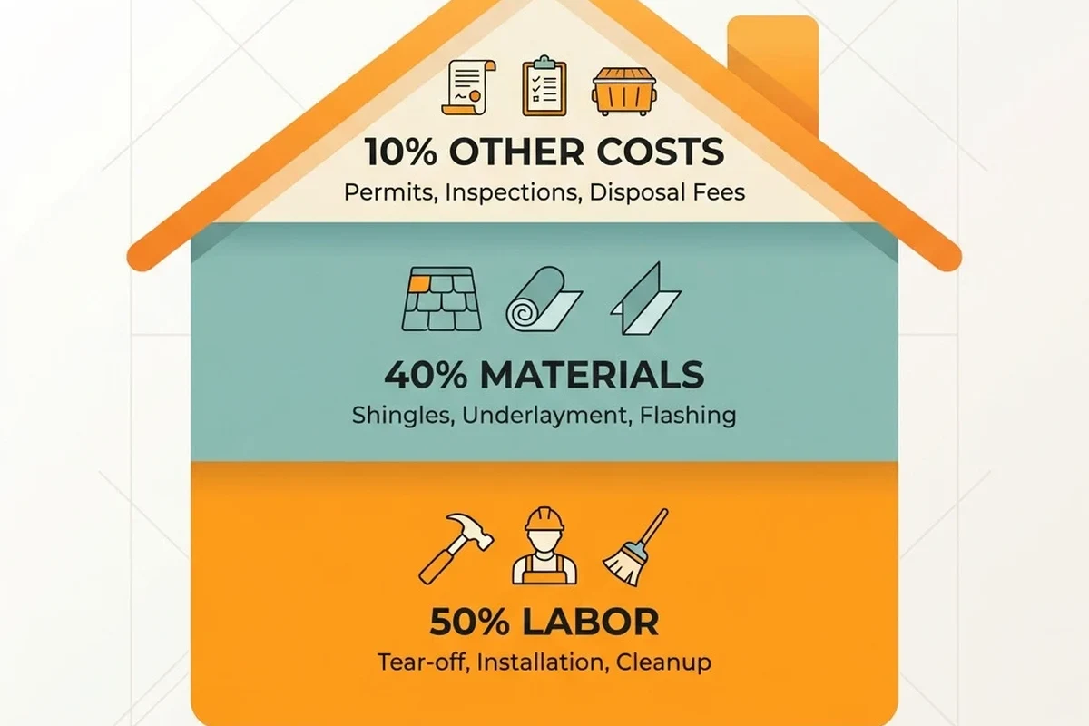 How Much Does IT Cost to Reshingle a Roof and Save Money
