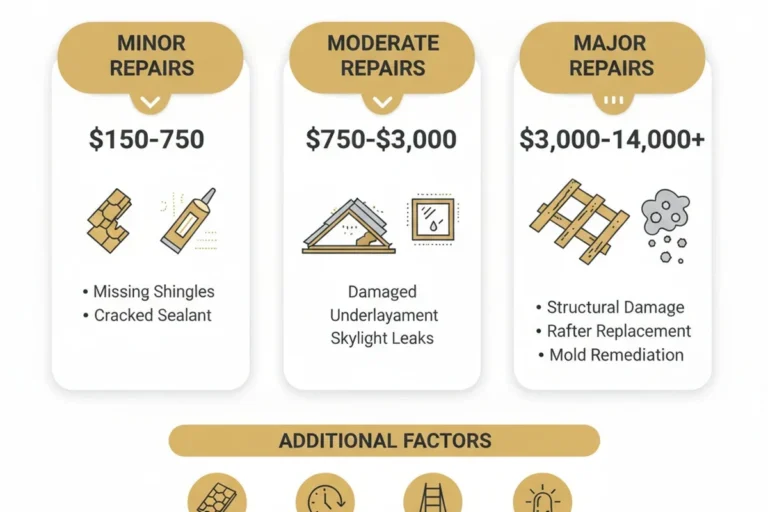 How Much Does IT Cost to Repair a Roof Leak and Save Money
