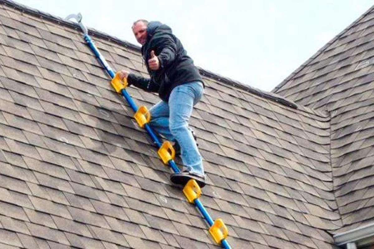 The Goat Steep Assist Roof Ladder Compact Goat for Easy