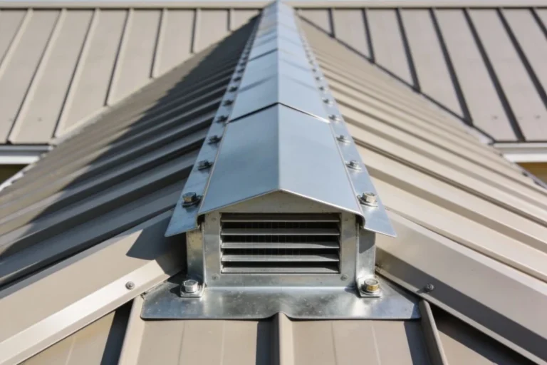 Metal Ridge Vent for Metal Roof Enhance Ventilation