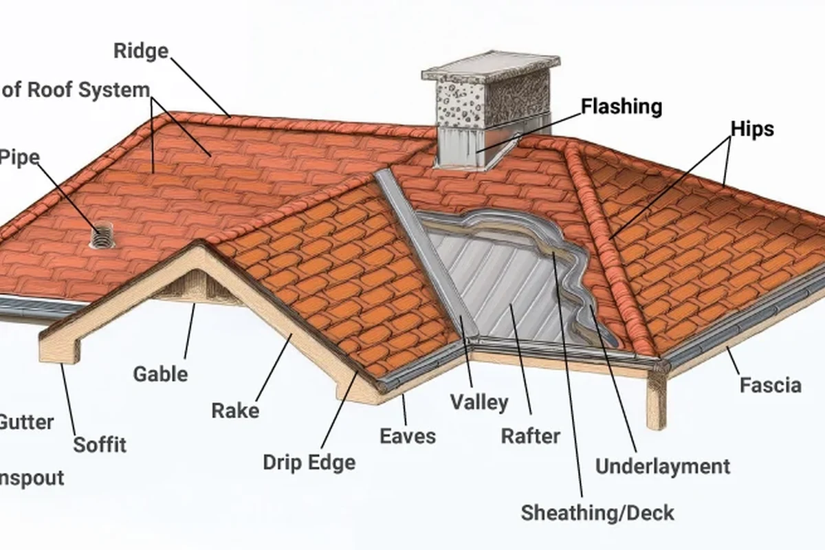 Parts of a Roof on a House and Their Importance