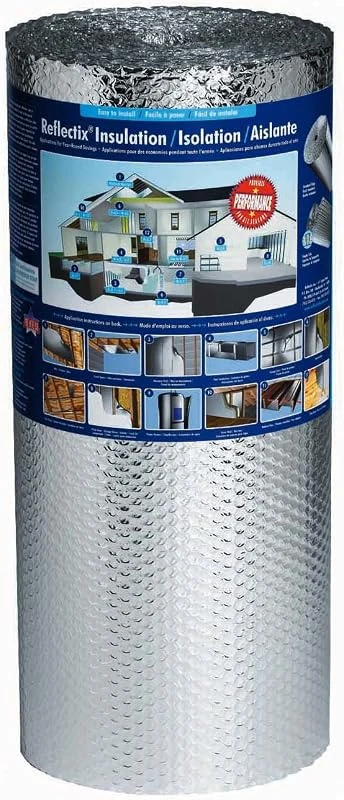 Reflectix Bubble Pack Insulation Roll - 24 x 25 for Attics and Walls