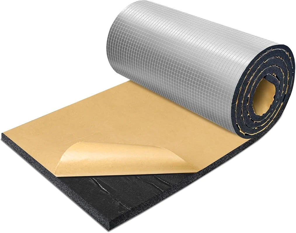 BXI Insulation Foam Roll - Reflective Thermal Board, 13 x 78 x 0.4 Inch, Perfect for Garage Doors