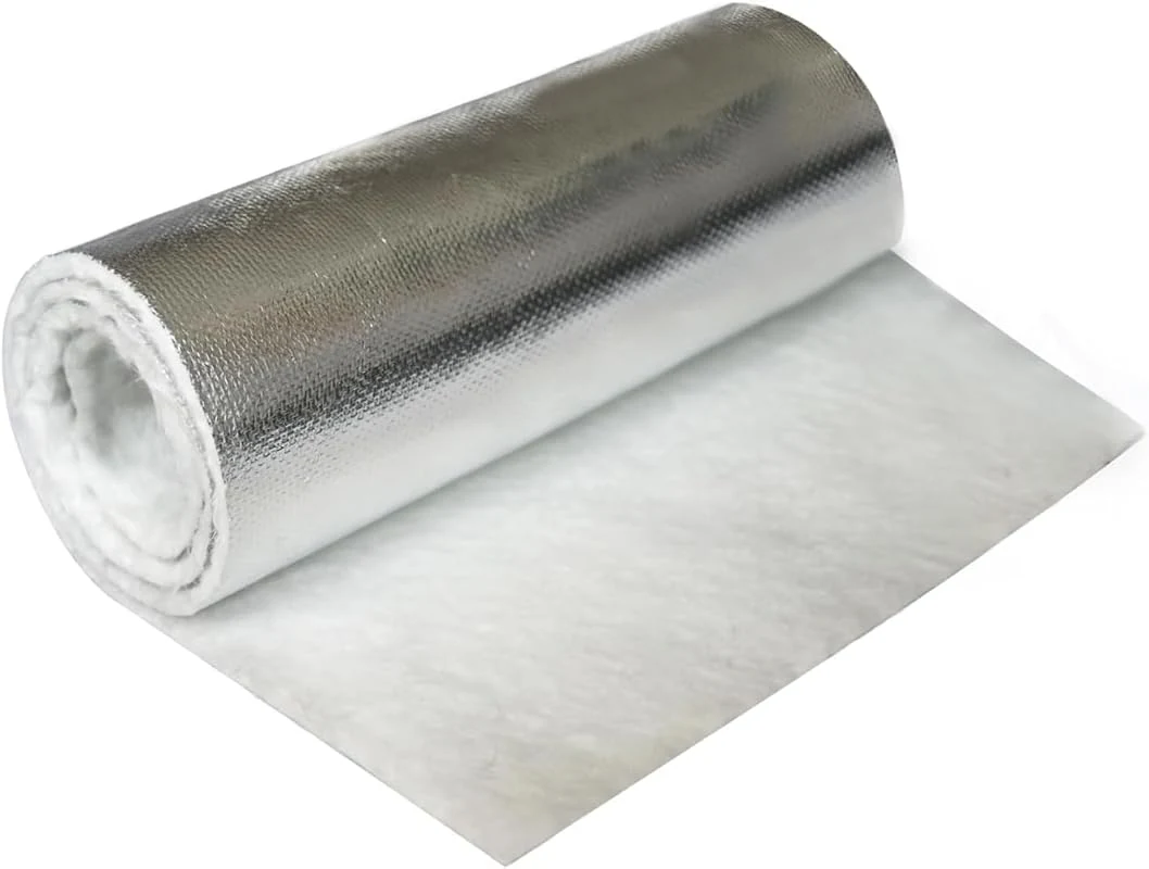 Fireproof Fiberglass Blanket Insulation Rated to 2400F for Wood Stoves, Fireplaces, and More