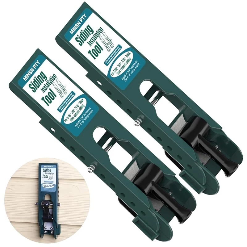 Upgraded Siding Installation Tools with Adjustable Reveals for Fiber Cement, 2-Pack