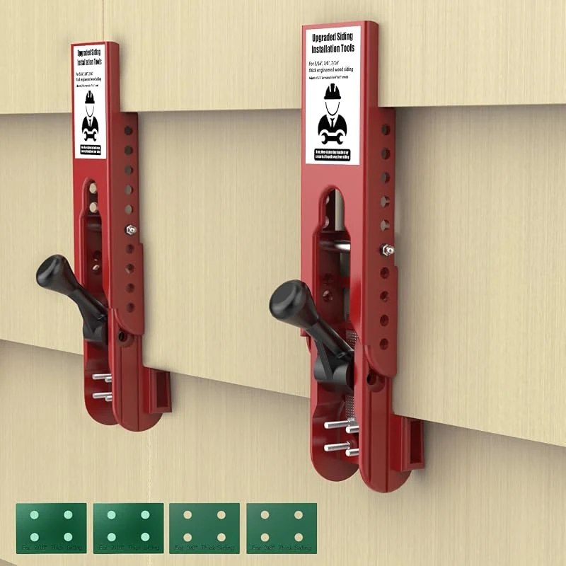 Enhanced Siding Installation Tools for 5/16-Inch Fiber Cement, Adjustable Reveals